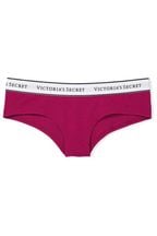 Victoria's Secret Claret Red Cheeky Logo Knickers
