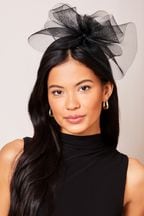 Lipsy Black Rose Fascinator Headband