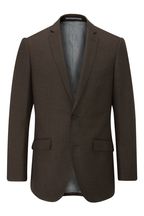 Skopes Harcourt Tailored Fit Brown Suit Jacket