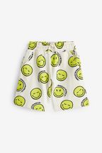Neutral SmileyWorld Bermuda Jersey Shorts (3-16yrs)