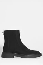 Simply Be Black Regular/Wide Fit Ankle Classic Flat Chelsea Boots