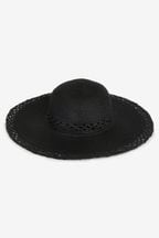 Black Floppy Summer Hat