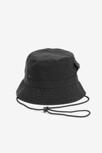 Black EDIT Nylon Bucket Hat