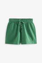 self. Green Sweat Shorts