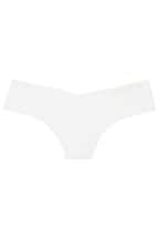 Victoria's Secret White Smooth No Show Thong Panty