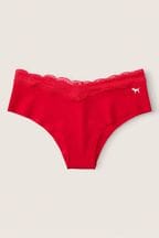 Victoria's Secret PINK Pepper Red No Show Cheeky Knickers