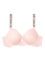 Victoria's Secret Purest Pink Shine Strap Plunge Push Up Bra