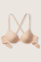 Victoria's Secret PINK Nude Lace Lightly Lined T-Shirt Bra