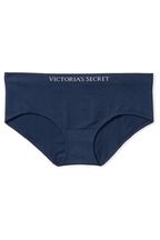 Victoria's Secret Noir Navy Blue Hipster Seamless Logo Knickers