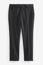 Joules Charcoal Grey Wool Slim Fit Suit: Trousers