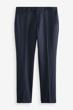 Joules Navy Blue Wool Slim Fit Suit: Trousers