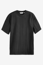 Black Relaxed Fit Heavyweight T-Shirt