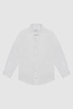 Reiss White Remote Junior Slim Fit Formal Shirt