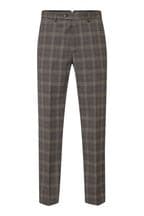 Skopes Ackley Brown Check Tailored Fit Suit Trousers