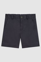 Reiss Navy Wicket Junior Casual Chino Shorts