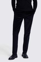 MOSS Slim Fit Ink Corduroy Suit: Trousers