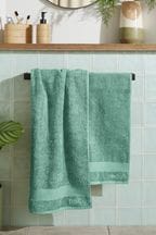 Soft Mineral Green Egyptian Cotton Towel