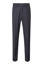 Skopes Newman Navy Blue Check Tailored Fit Suit Trousers
