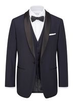 Skopes Blue Tailored Fit Newman Check Suit: Jacket