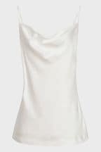 Reiss Ivory Keeva Satin Cami Top
