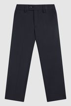 Reiss Navy Hope Junior Modern Fit Mixer Trousers