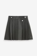 Clarks Grey School Pleat Skirt