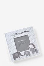 Grey Elephant Baby Record Book