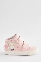 Pink Bunny Standard Fit (F) High Top Trainers