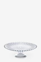Clear Glass Cake Stand