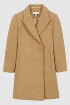Reiss Camel Harlow 9-12 yrs Mid Length Coat