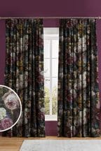 Graham & Brown Black Allure Made to Measure 100% Cotton Curtains