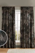 Graham & Brown Black Moonstone Timepiece Made to Measure Curtains