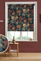 Graham & Brown Dusk Blue Florenzia Made to Measure Roller Blind