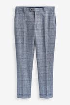 Slim Fit Check Suit: Trousers