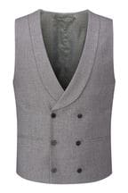Skopes Harcourt Silver Grey Double Breasted Suit Waistcoat