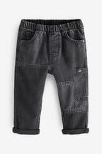 Black Denim Utility Jeans (3mths-7yrs)