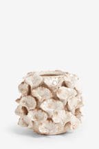 Natural Delicate Ceramic Petal Bud Textured Vase