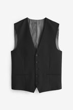 Black Essential Suit Waistcoat