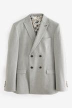 Light Grey Slim Motion Flex Stretch Suit Jacket