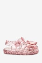 Baker by Ted Baker Pink Glitter Jelly Shoes