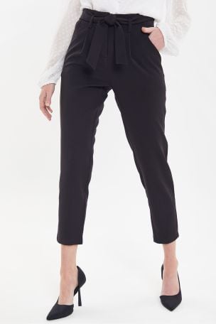 Waist paperbag trousers clearance