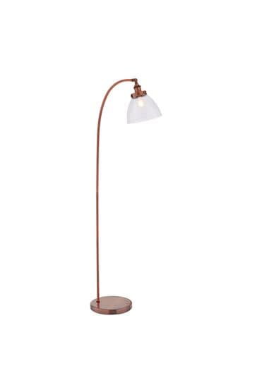 Gallery Home Aged Copper Pierre Floor Lamp