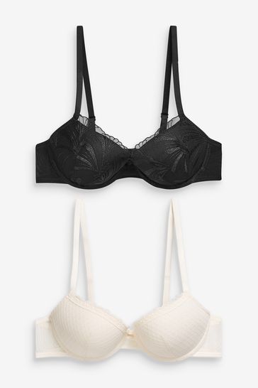 Buy Push-Up Balcony Bras 2 Pack from