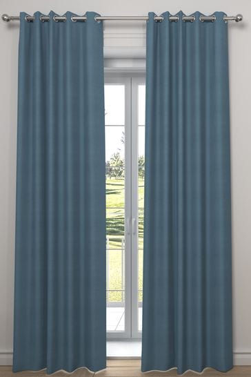 Buy Cotton Dark Teal Made To Measure Curtains From The Next Uk Online Shop