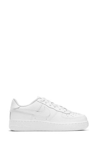 nike air force 1 white trainers