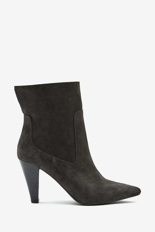 grey suede shoe boots