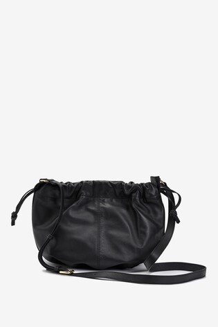 black bucket bag