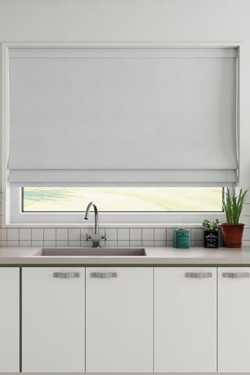 photo Next Roman Blinds Uk cotton white made to measure roman blind