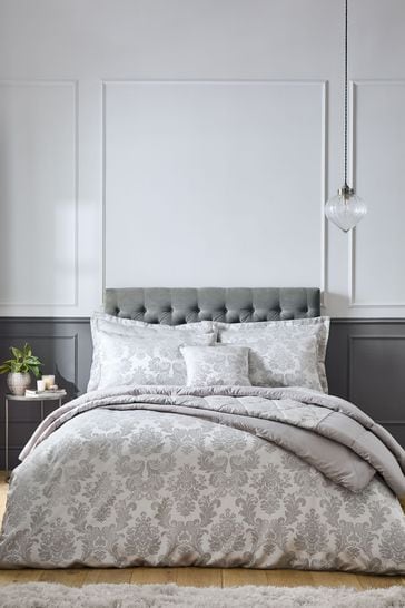 Damask Jacquard Duvet Cover And Pillowcase Set By Catherine Lansfield From The Next Uk Damask Jacquard Duvet Cover And, Damask Jacquard Bedding