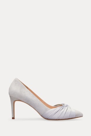 silver court shoes